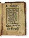 LAW  BRETON, JOHN LE, attributed to. Britton.  1533?